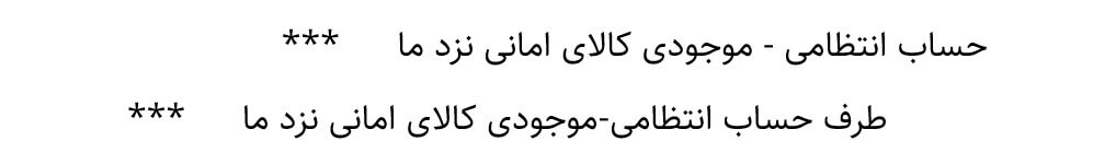 ثبت حسابداری کالای امانی 01 آموزش حسابداری آکادمی رشد مالی
